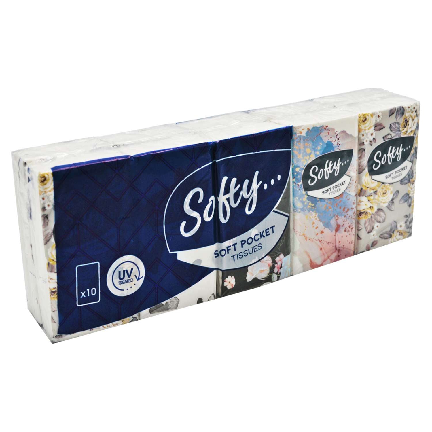 Softly Pocket Pack Tissues 10 Pack