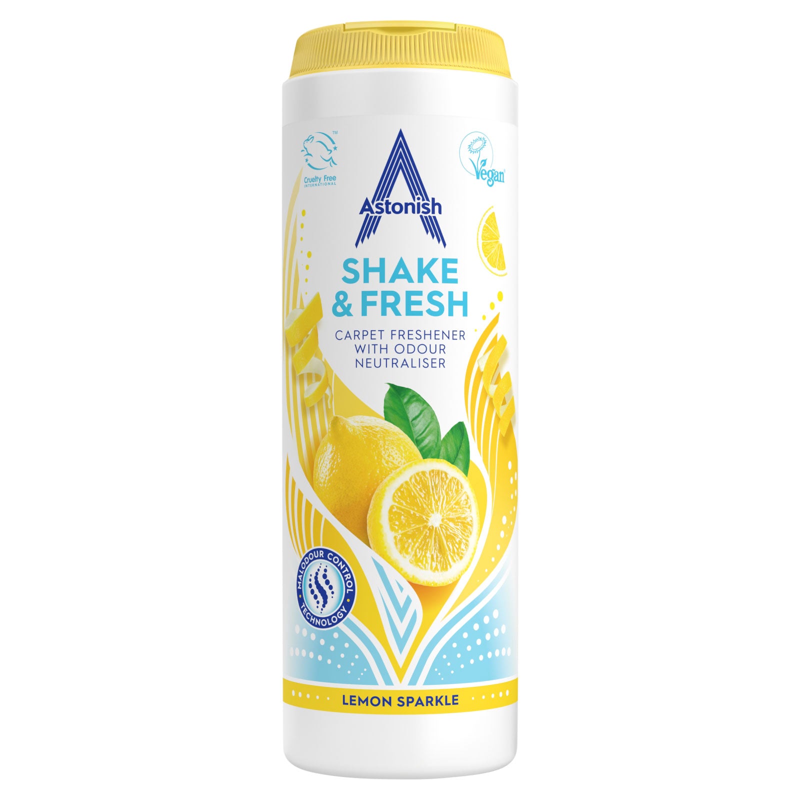 Astonish Shake & Fresh Lemon Sparkle Carpet Freshener 350g