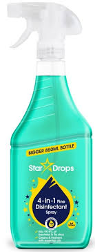 Stardrops Disinfectant 4 In 1 Pine Scented Spray 850ml