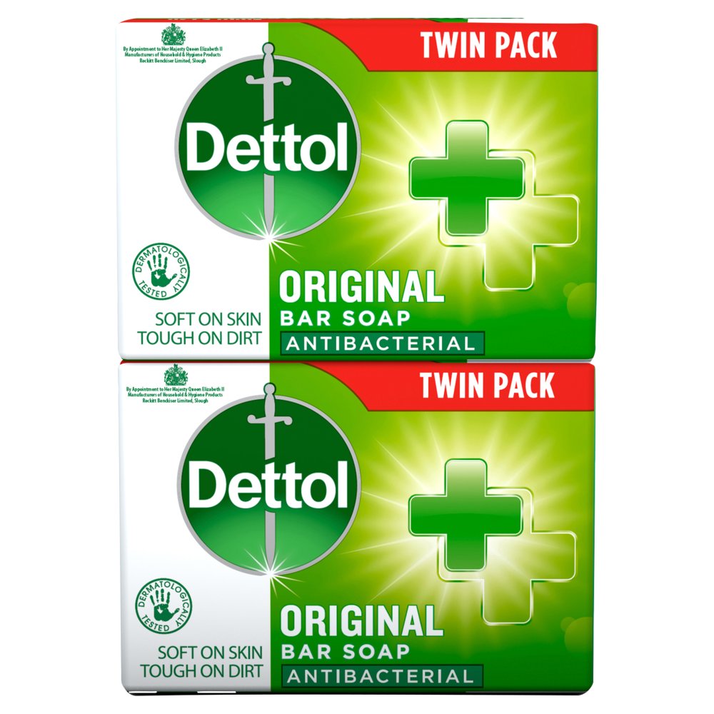 Dettol Antibacterial Soap 100g 2 Pack