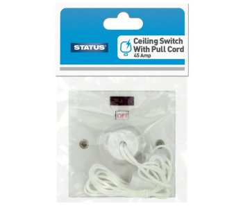 Status 45 Amp Ceiling Switch with Pull Cord