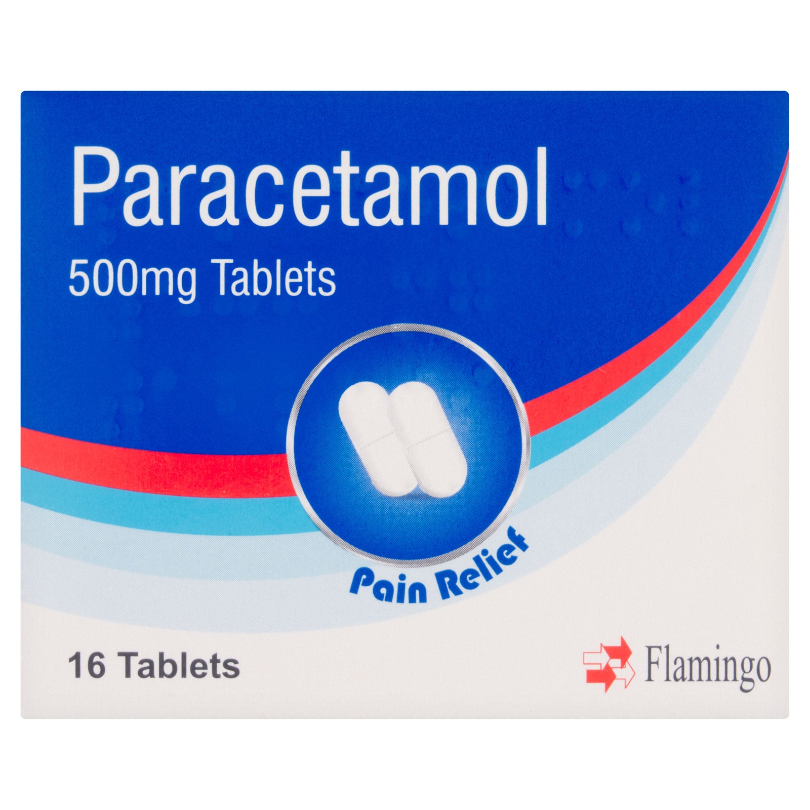 Flamingo Paracetamol 500mg 16 Tablets
