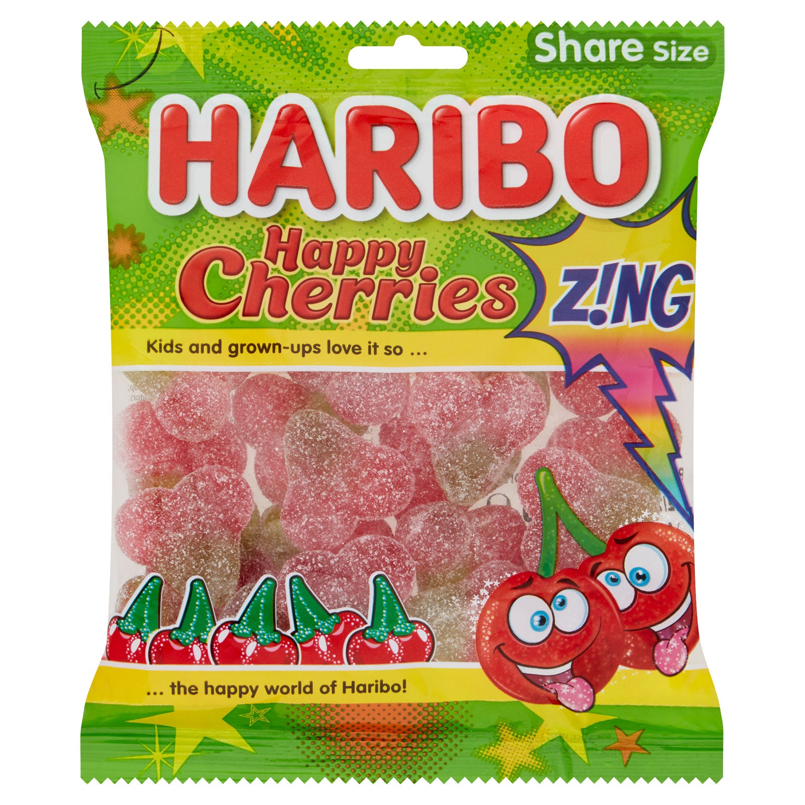 Haribo Happy cherries Zing 160gm