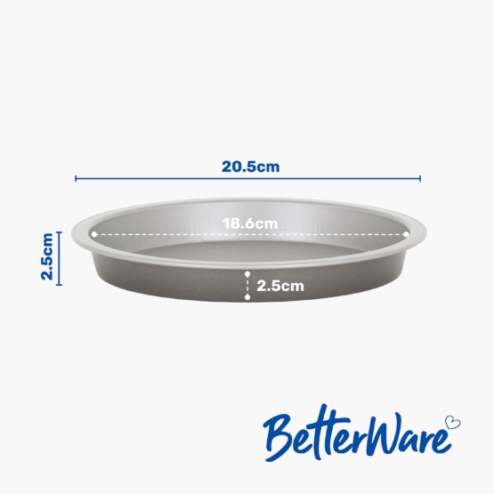 Set 2 Betterware 18cm Round