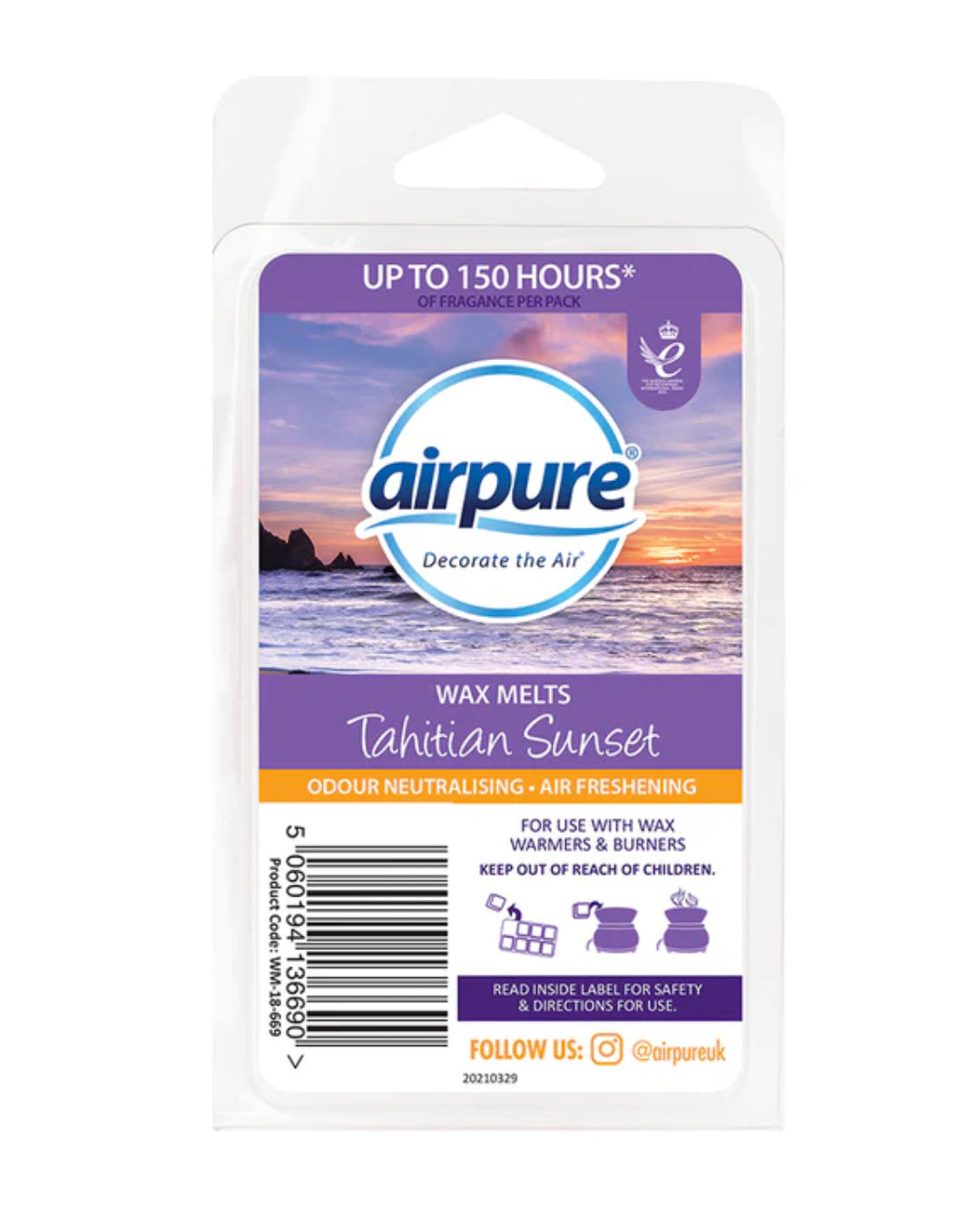 Airpure Wax Melts 8Pk