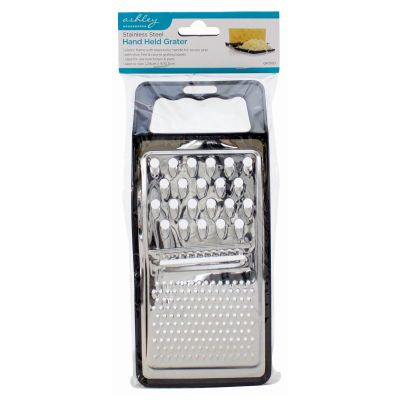 Ashley Stainless Steel Hand Held Grater Ashley Stainless Steel Hand Held Grater