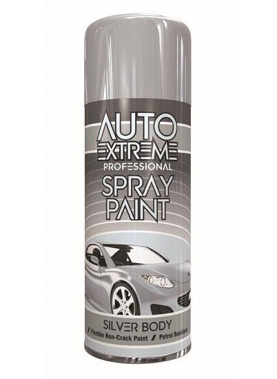 Auto Extreme Silver Body Gloss Car Paint 250ml (Spray)