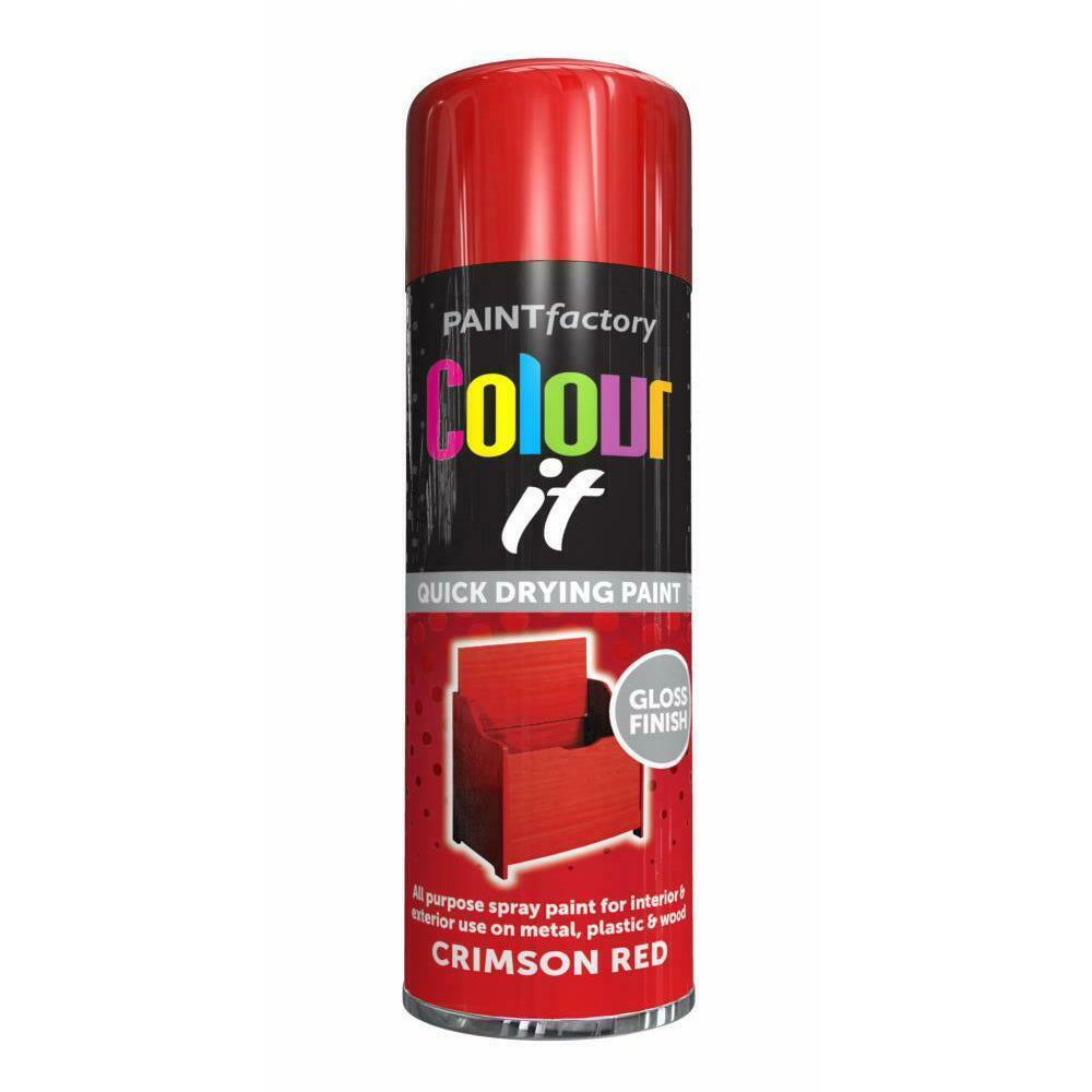 Paint Factory All Pupose Paint Gloss Red 400ml