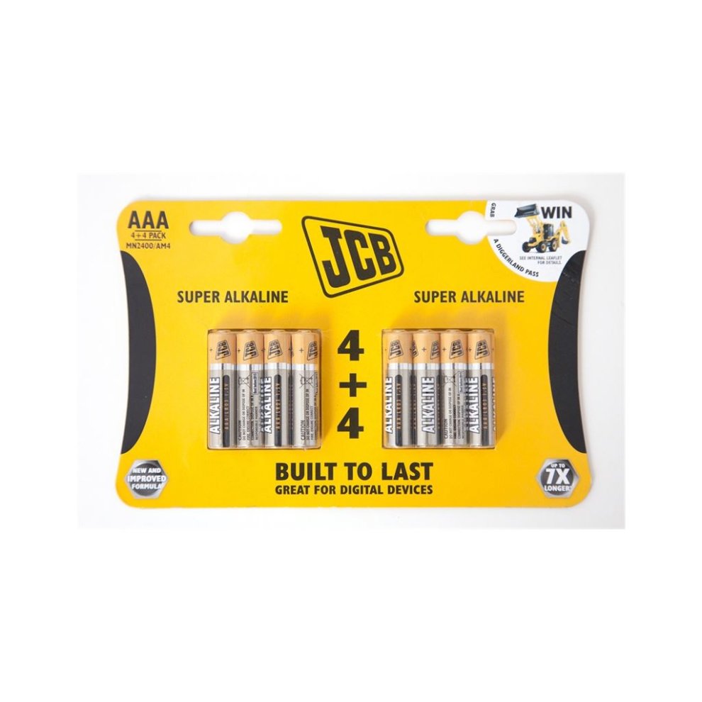 JCB AA 8pk Batteries