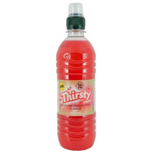 Thirsty Original Guava and Passion Fruit Flavour Still Drink 500ml