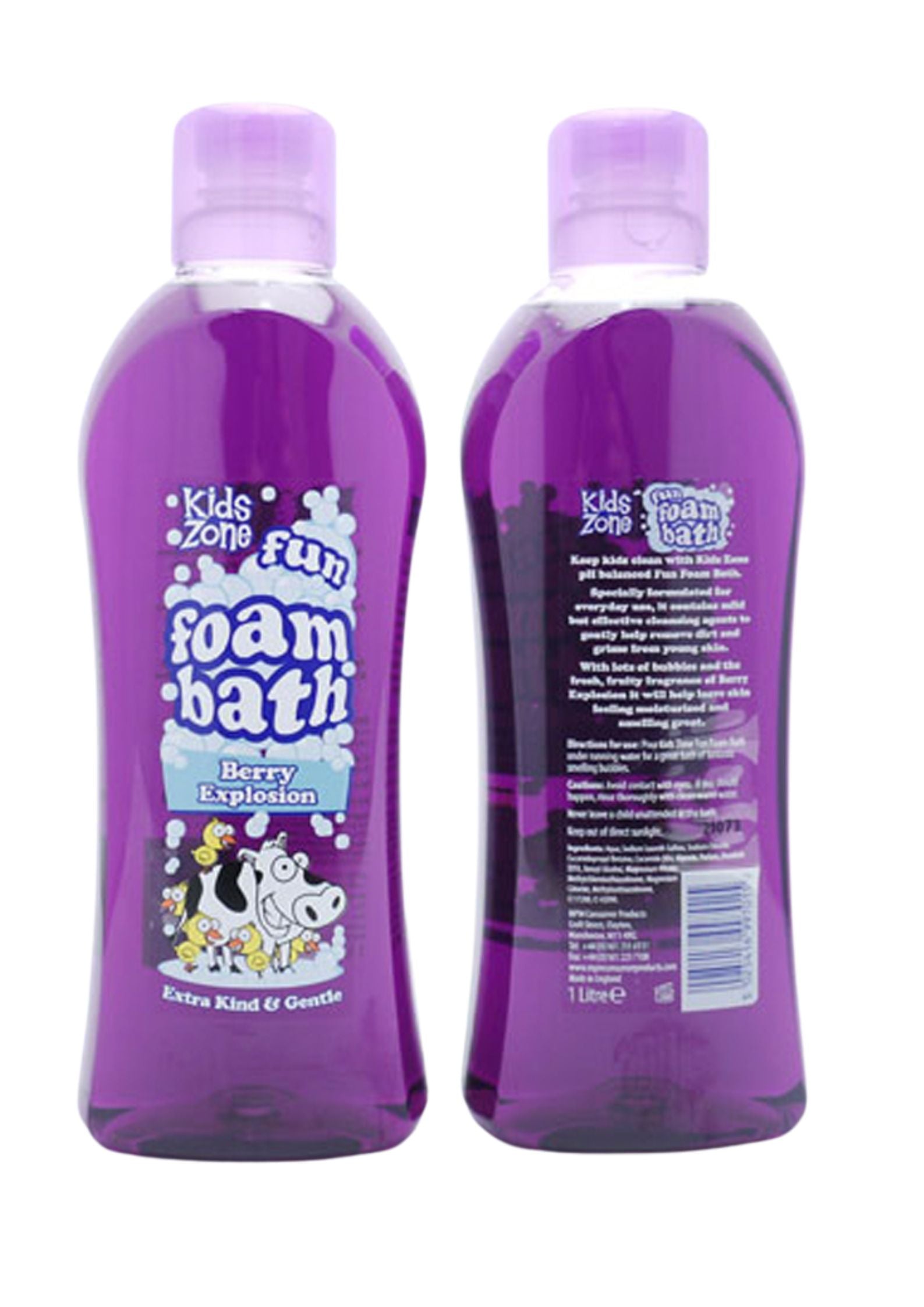 Buy Kids Zone Foam Bath Berry Explosion 1 Litre - Premium Quality Toiletries Online - Product Image Buy Kids Zone Foam Bath Berry Explosion 1 Litre - Premium Quality Toiletries Online - Product Image