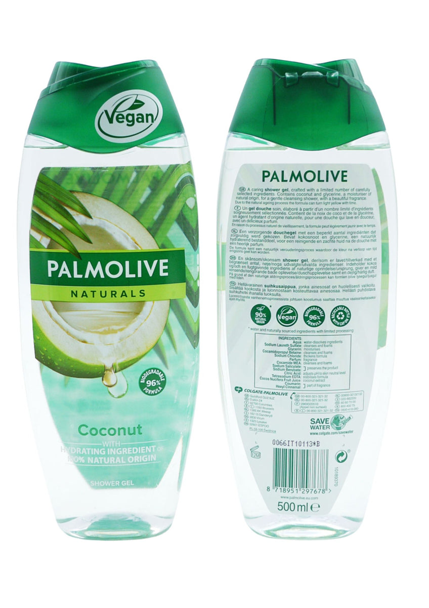 Palmolive Naturals Coconut Shower Gel 500ml Misa Bargains Ltd
