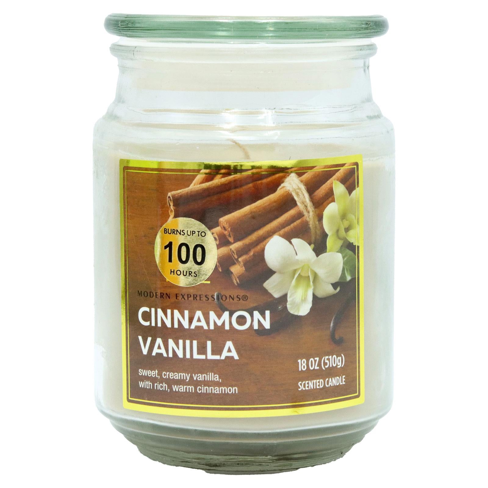 Candle Jar 18oz Cinnamon Vanilla 18 OZ
