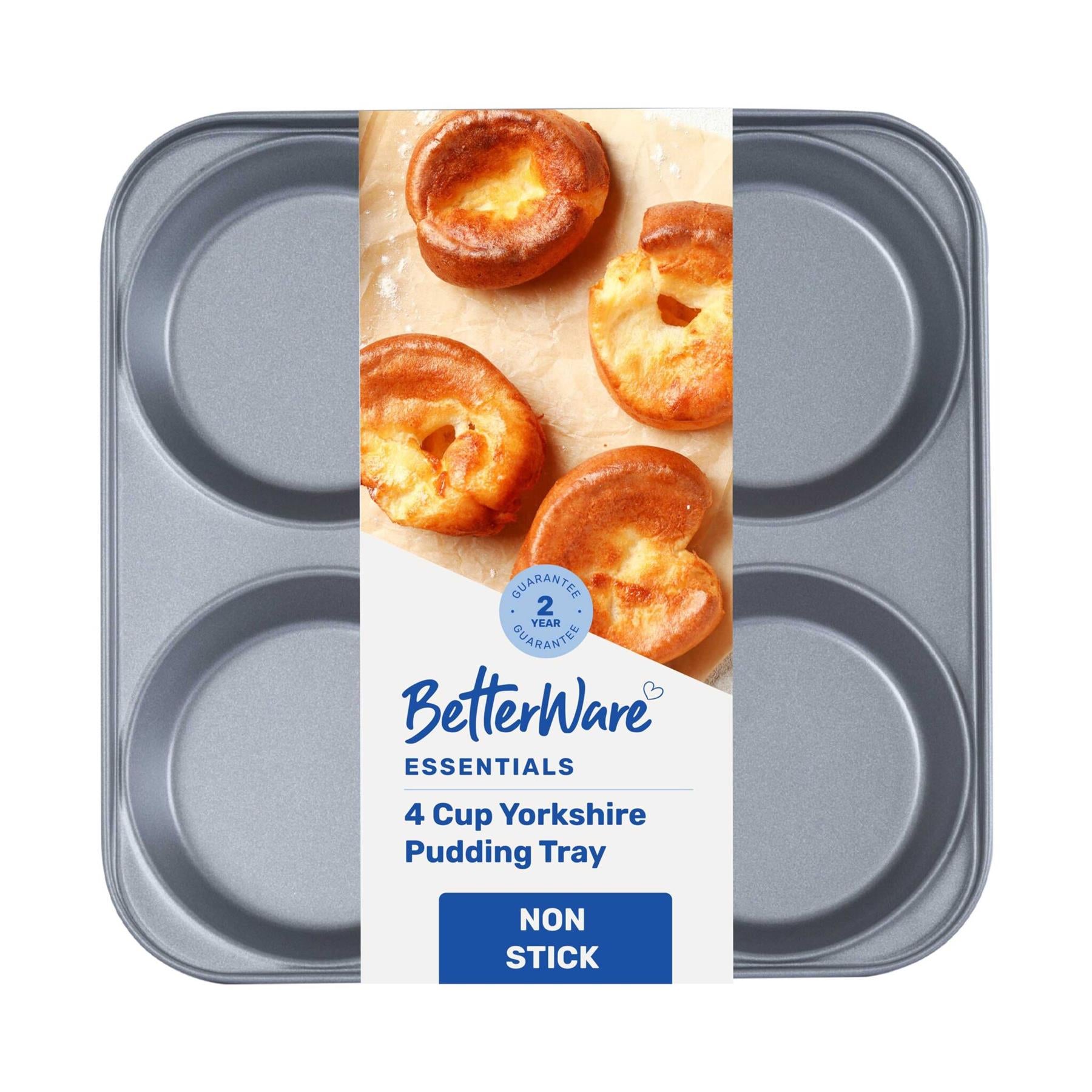 Betterware Essentials 4 Hole Yorkshire Pudding Tin