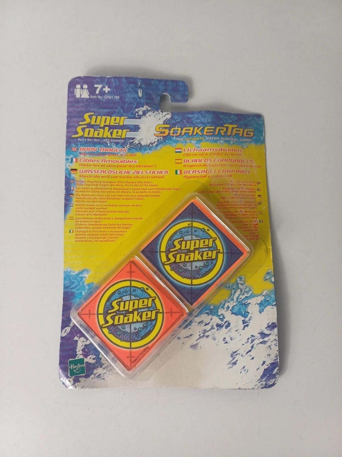 Super Soaker Soakertags Targets Vintage Toys