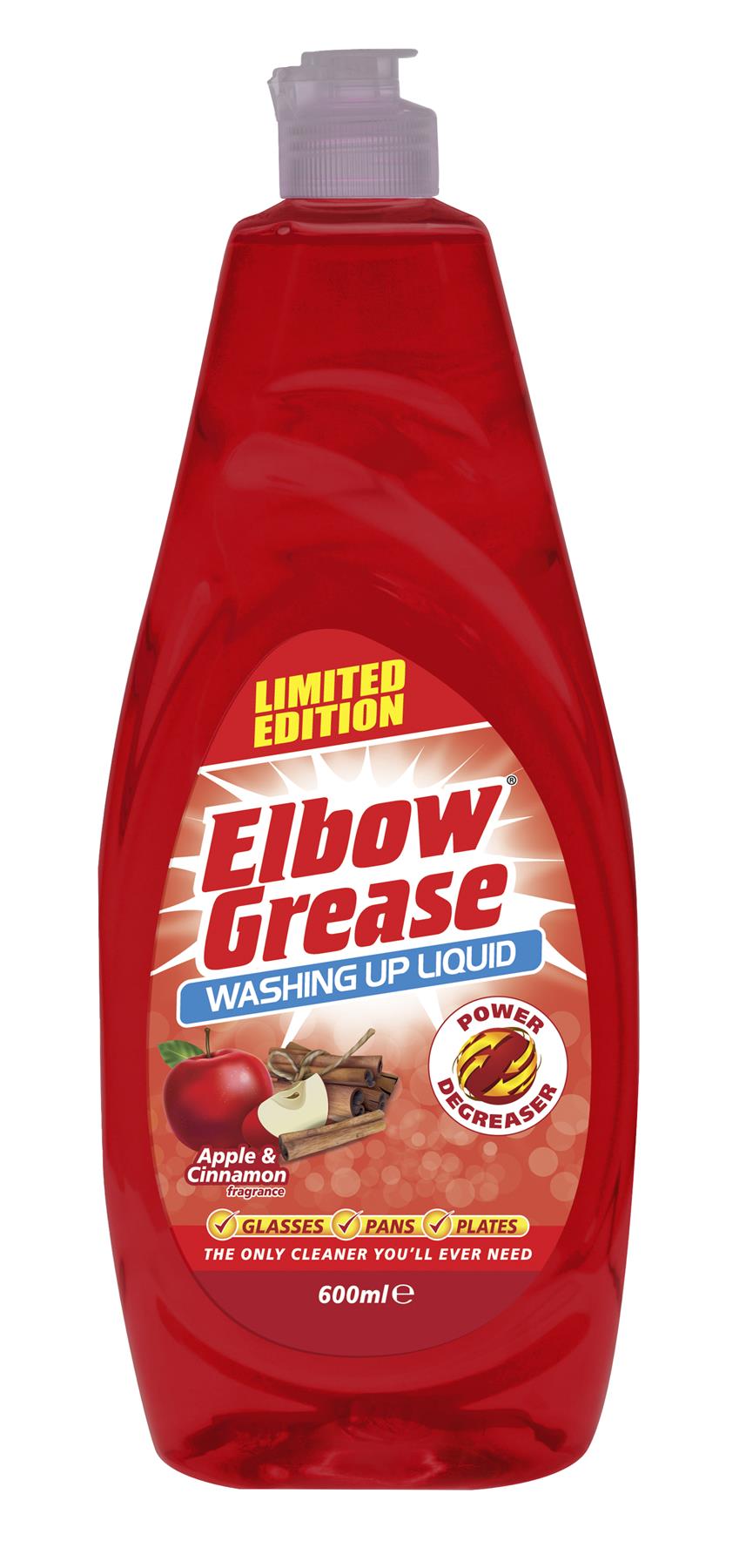 Elbow Grease Washing Up Liquid 600ml (Scent Options)