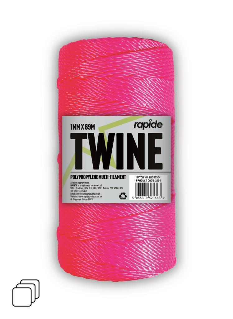 Rapide Rope Multipurpose Twine 69M X 1MM (Only one will be supplied)