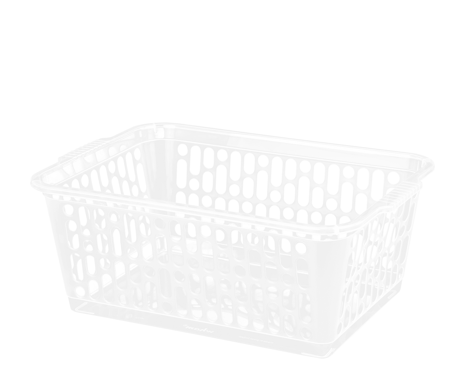 Wham Large Handy Basket Clear