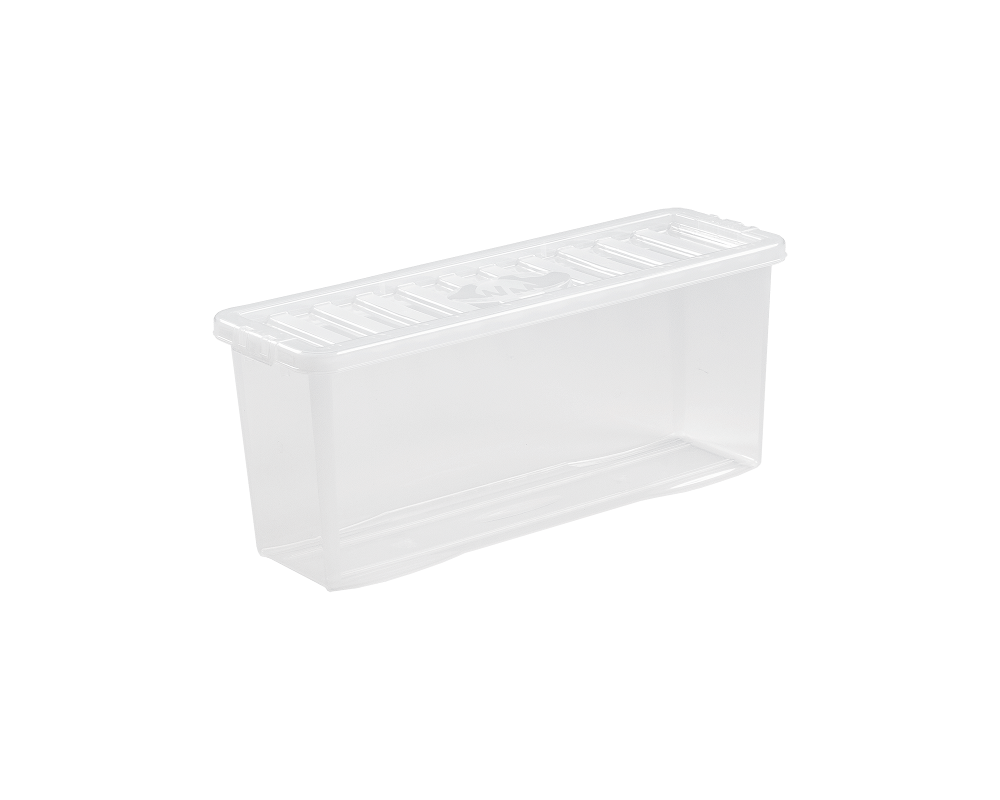 Crystal (DVD) Deep Shelf Box & Lid Clear