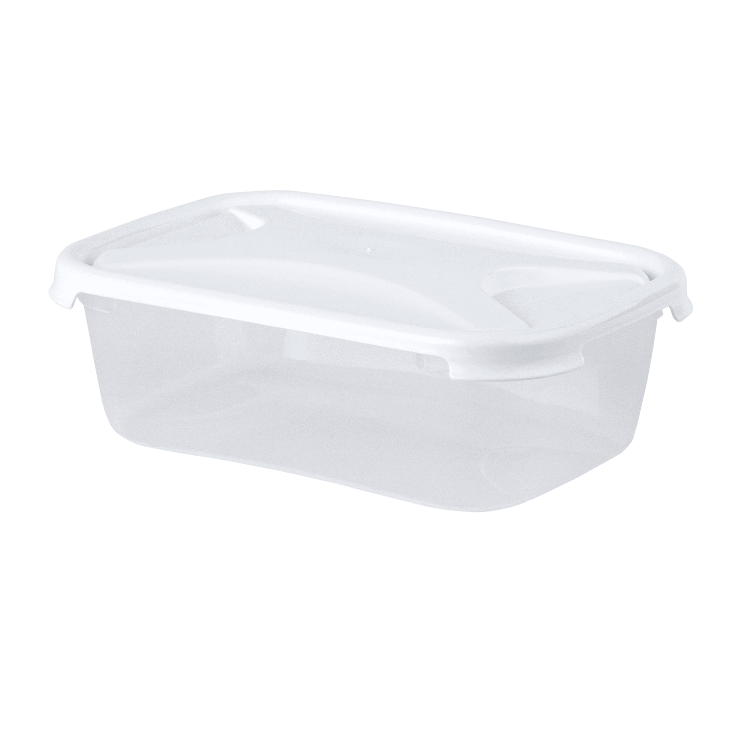 Cuisine 1.6L Rectangular Food Box & With White Lid