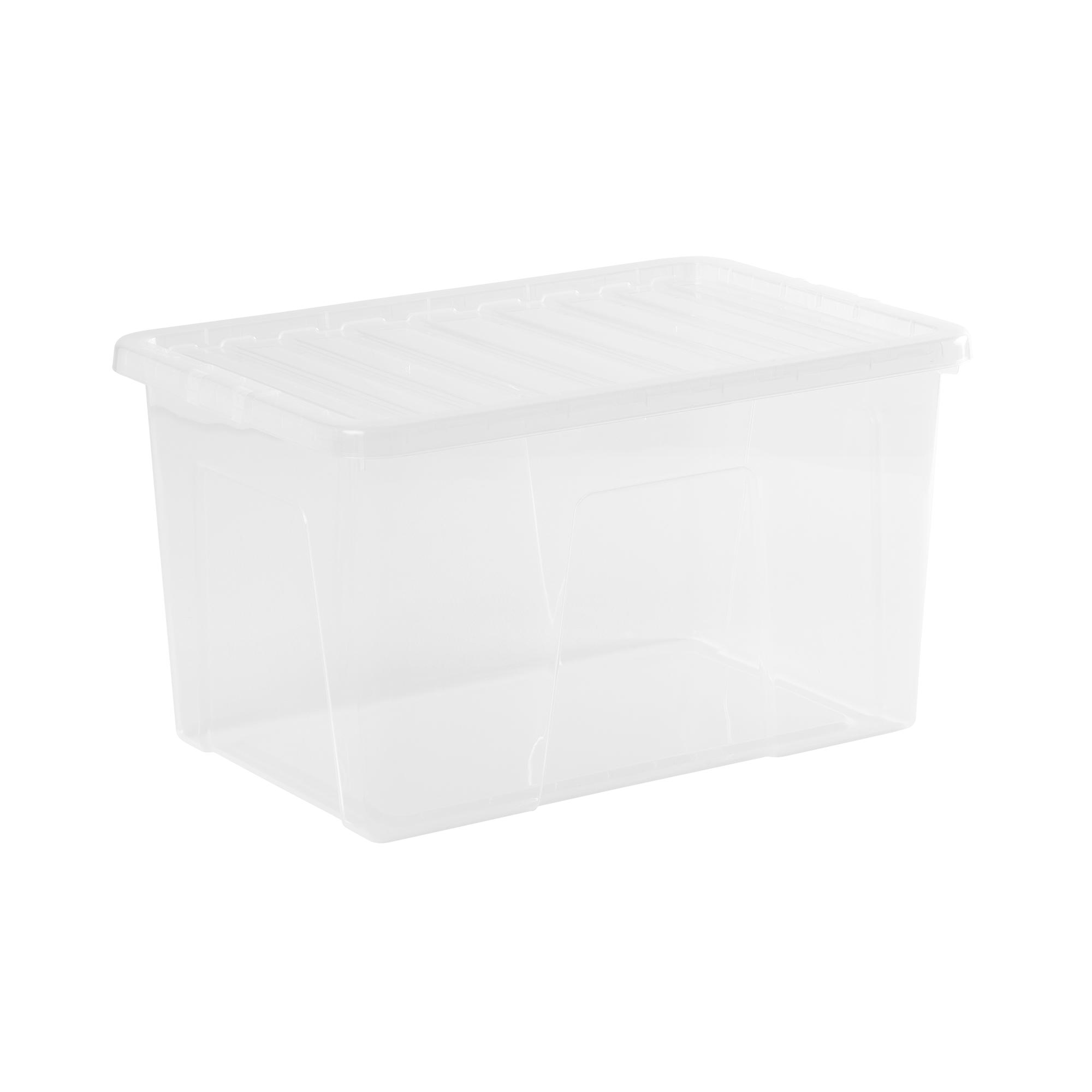 Wham Crystal 60 Litre Box & Lid Clear