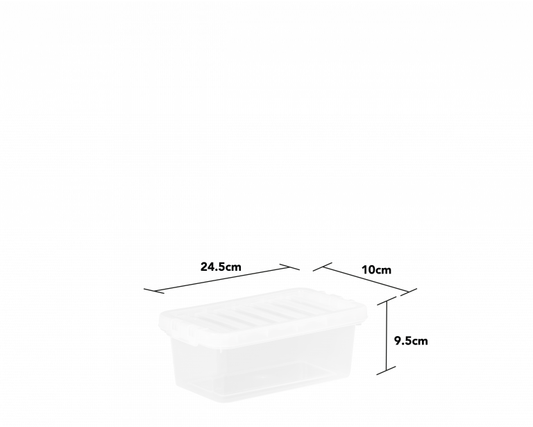 Crystal 2L Box & Lid Clear