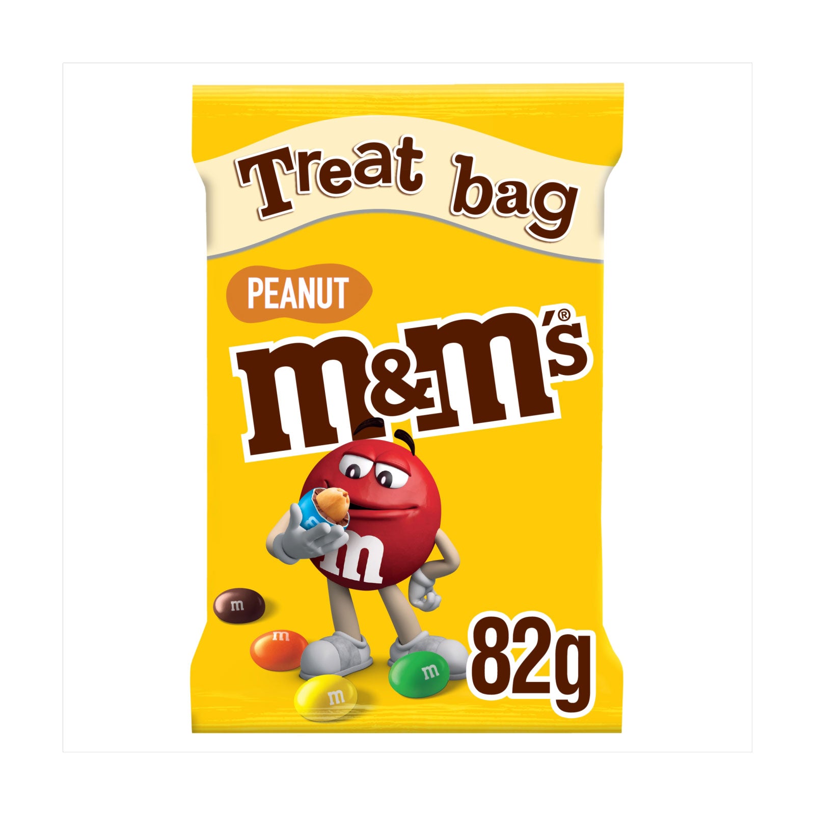 M&M Peanut Treat Bag 82g