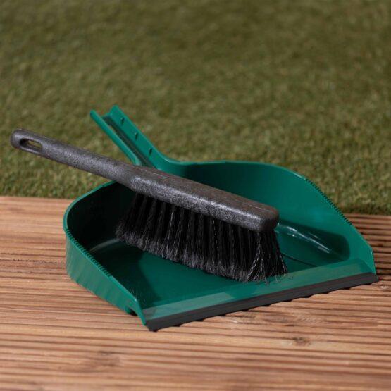 Betterware Jumbo Dustpan&Brush Green