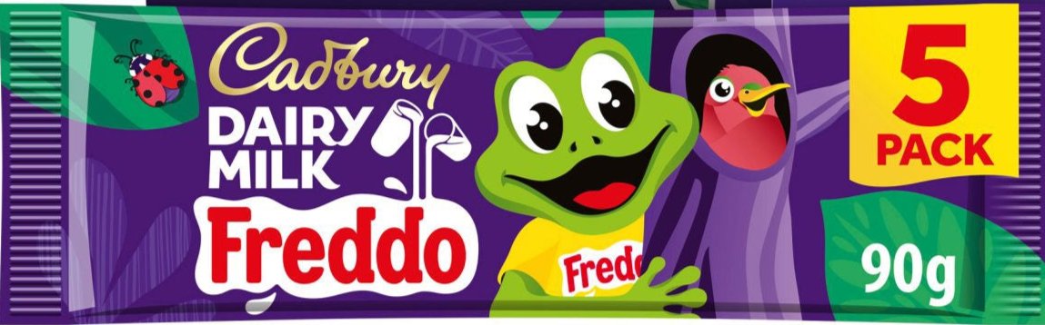 Cadbury Dairy Milk Freddo Chocolate Bar 5 Pack 90g