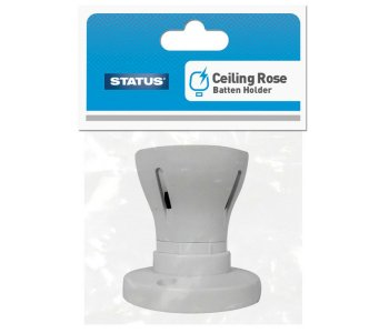 Status 5 Amp Bayonet Cap Ceiling Rose Batten Holder