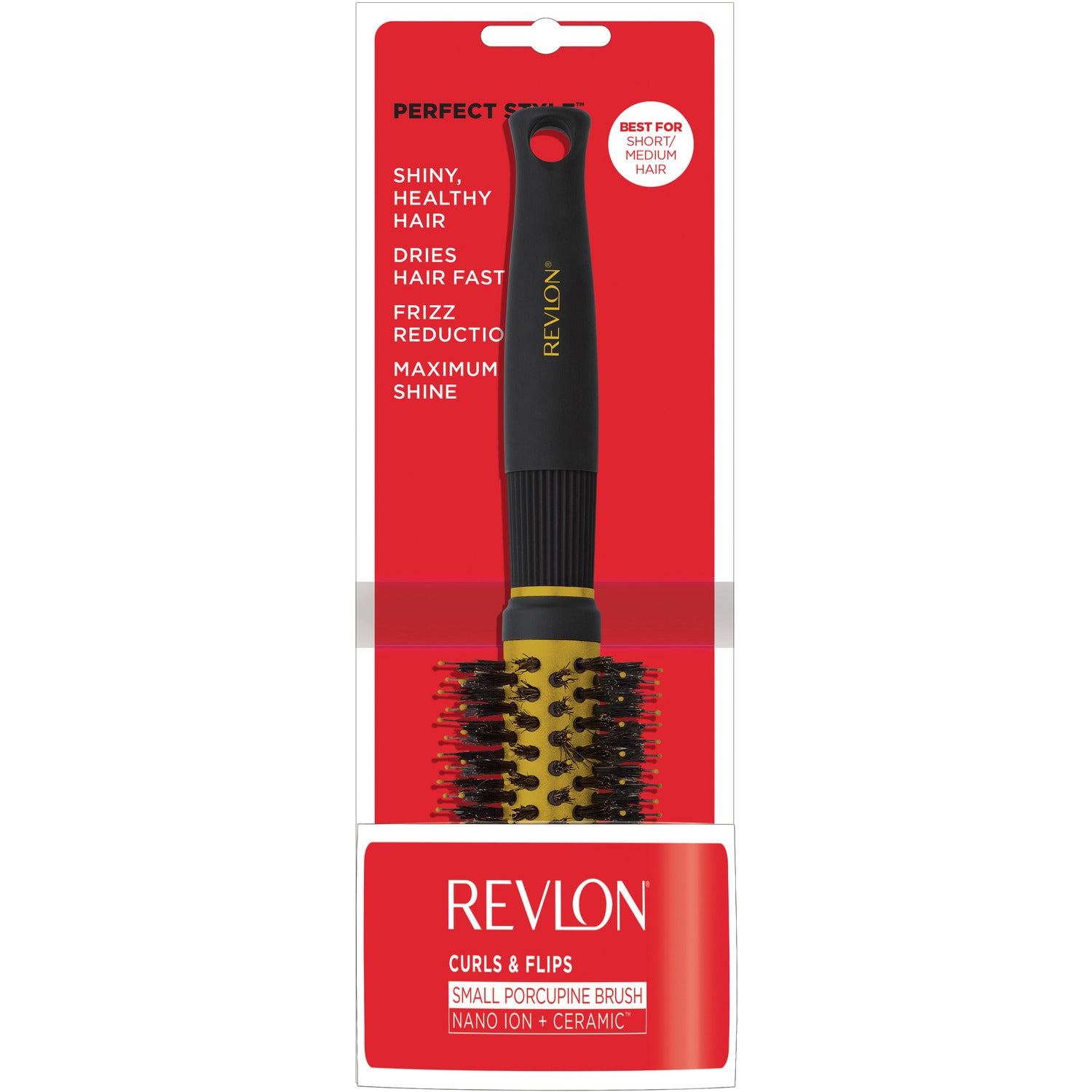 Revlon Curls & Flips Small Porcupine Brush