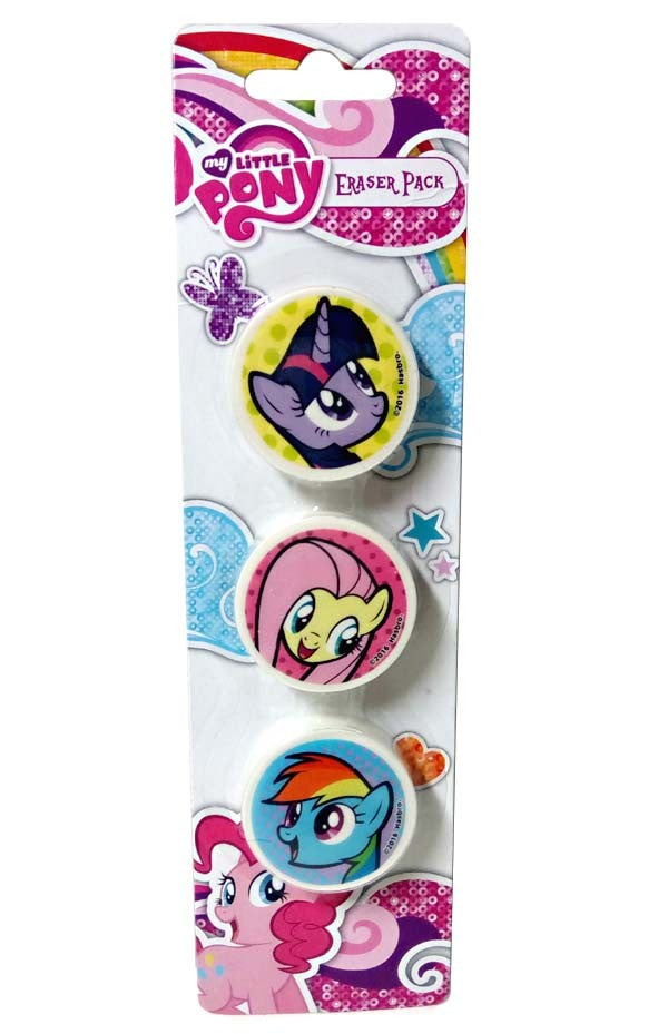 My Little Pony Eraser Pack 3