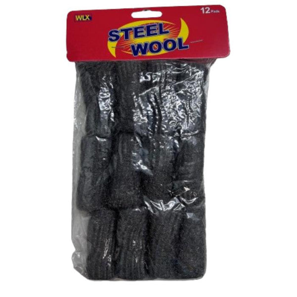 Steel Wool Scourer 12 Pads