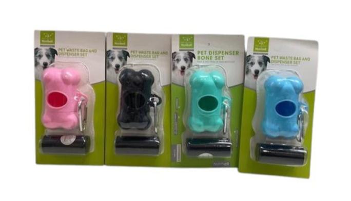 Pet Waster Bag And Dispenser Set