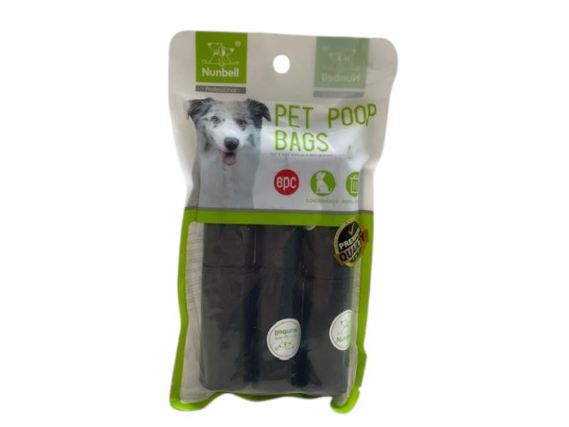 Pet Poop Baggs 6 Piece