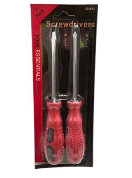 2 Pack Screw Drivers 1/4x4