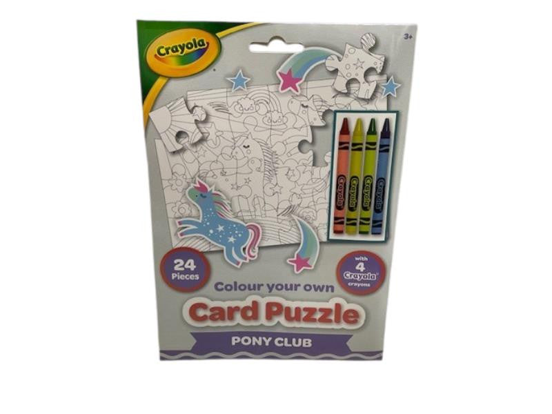 Crayola 24 Pieces Card Puzzle