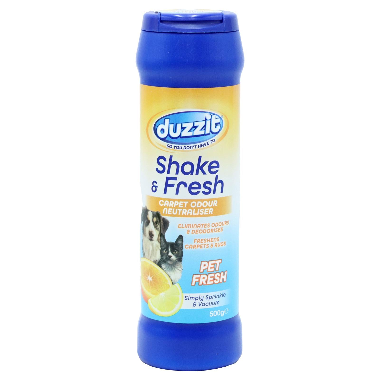 Duzzit Shake & Fresh Carpet Odour Pet Fresh 500g
