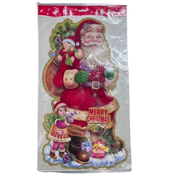XMAS Large Santa Sticker