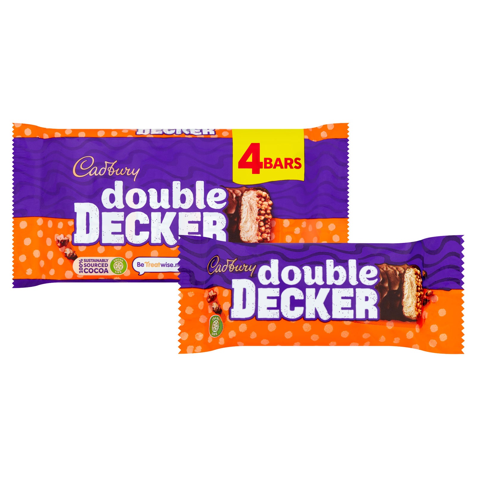 CADBURY DOUBLE DECKER 4PK 142.2G 149.2g