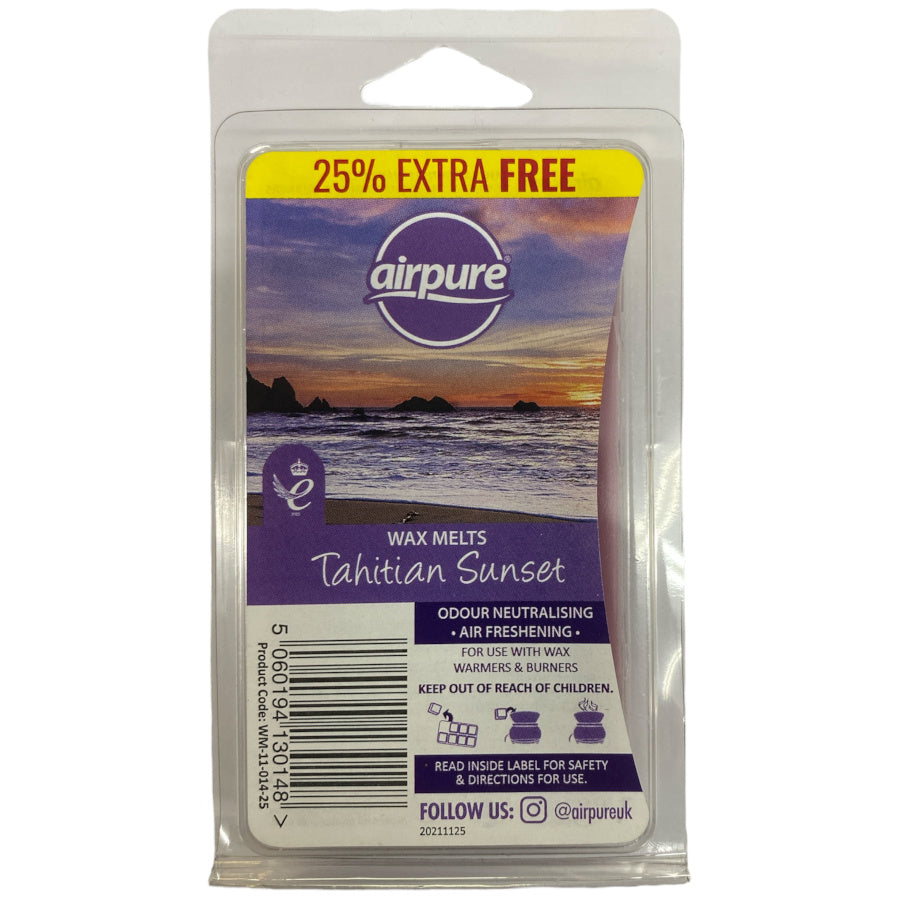 Airpure Tahitian Sunset 8 Wax Melts - 86g