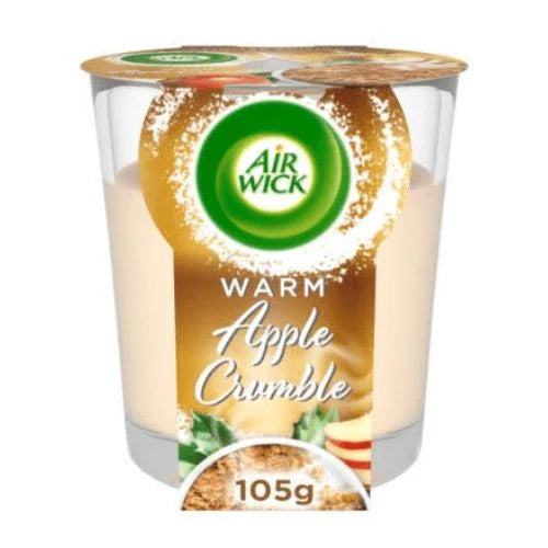 AirWick Limited Edition Warm Apple Crumble Candle Decor Pack