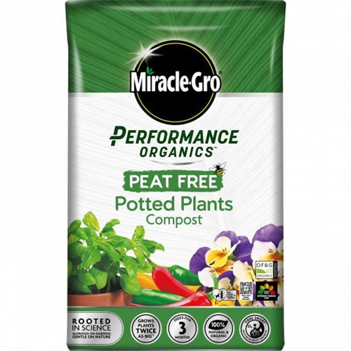 Miracle-Gro Peat Free Performance Organics Compost 10L Bag