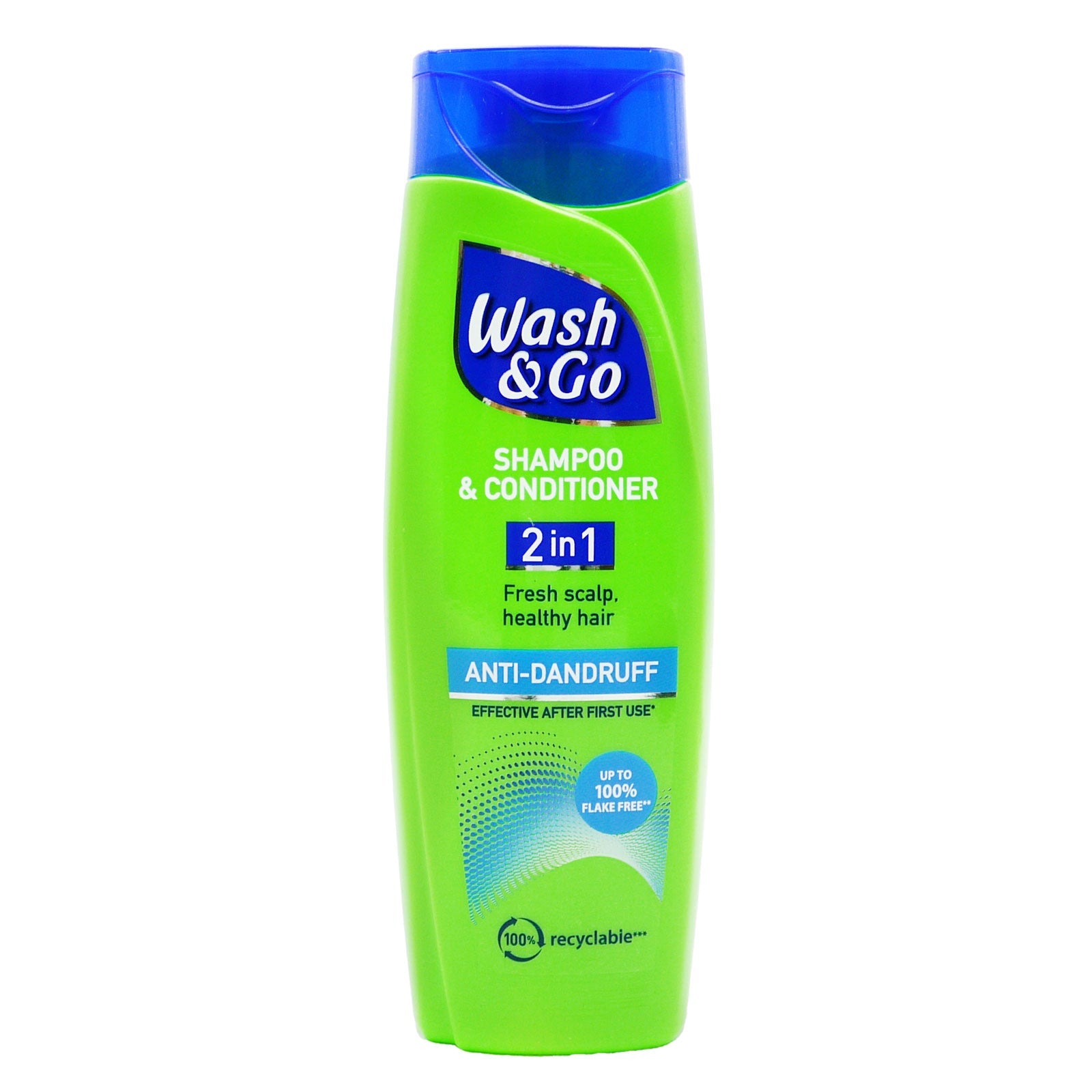 Wash & Go 2in1 Shampoo & Conditioner Anti Dandruff 200ml | High Quality Hair Care Product Online - Product Image