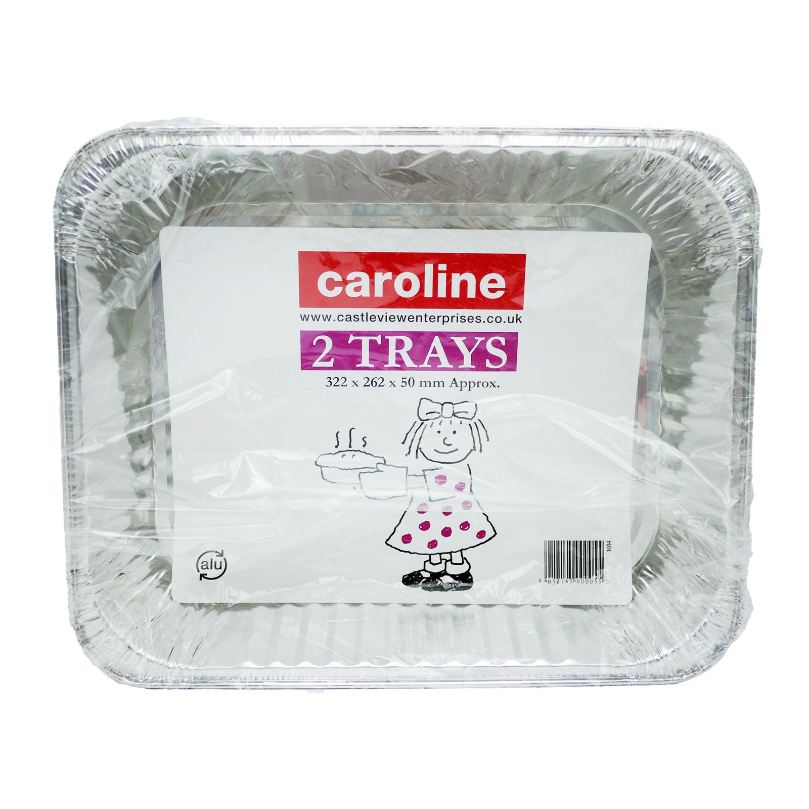 CAROLINE Extra Large Roasting Tray 2pk