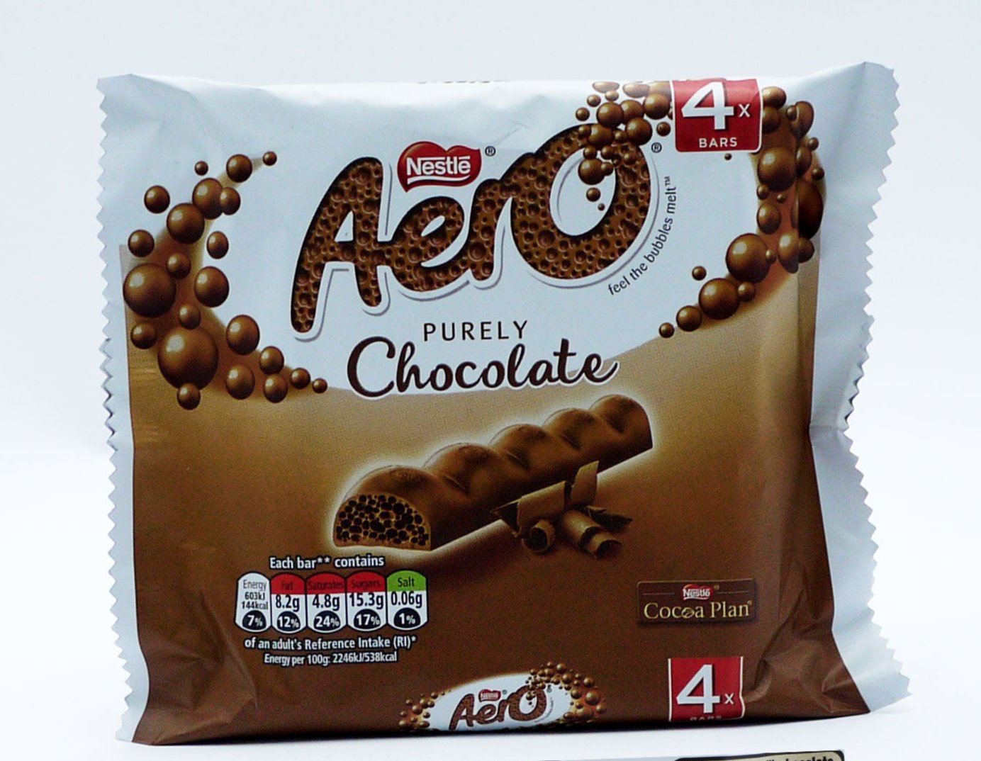 Aero Milk Chocolate Bar 4 X 27g