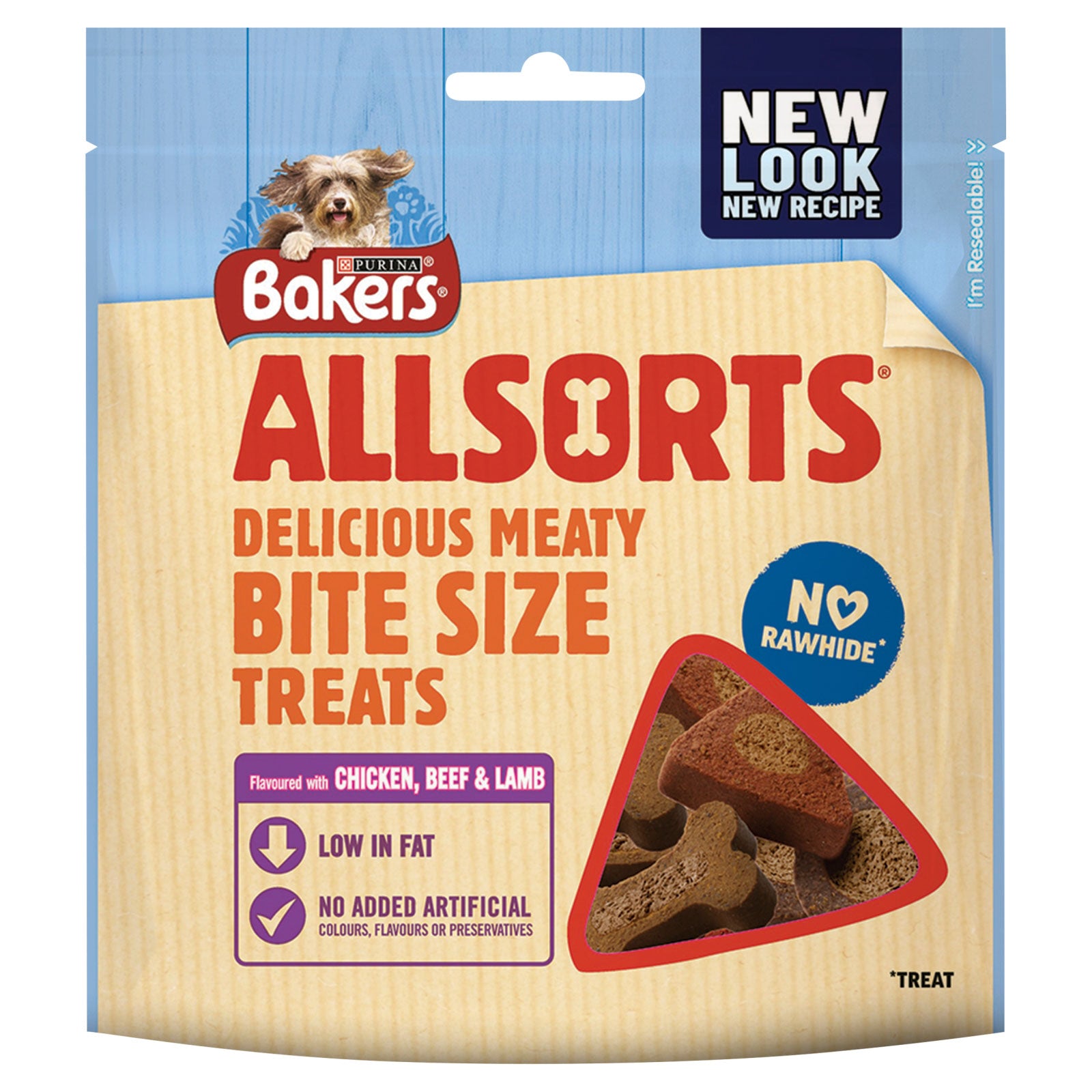 Bakers Allsort Delicious Meaty Bite Size Treats 98g