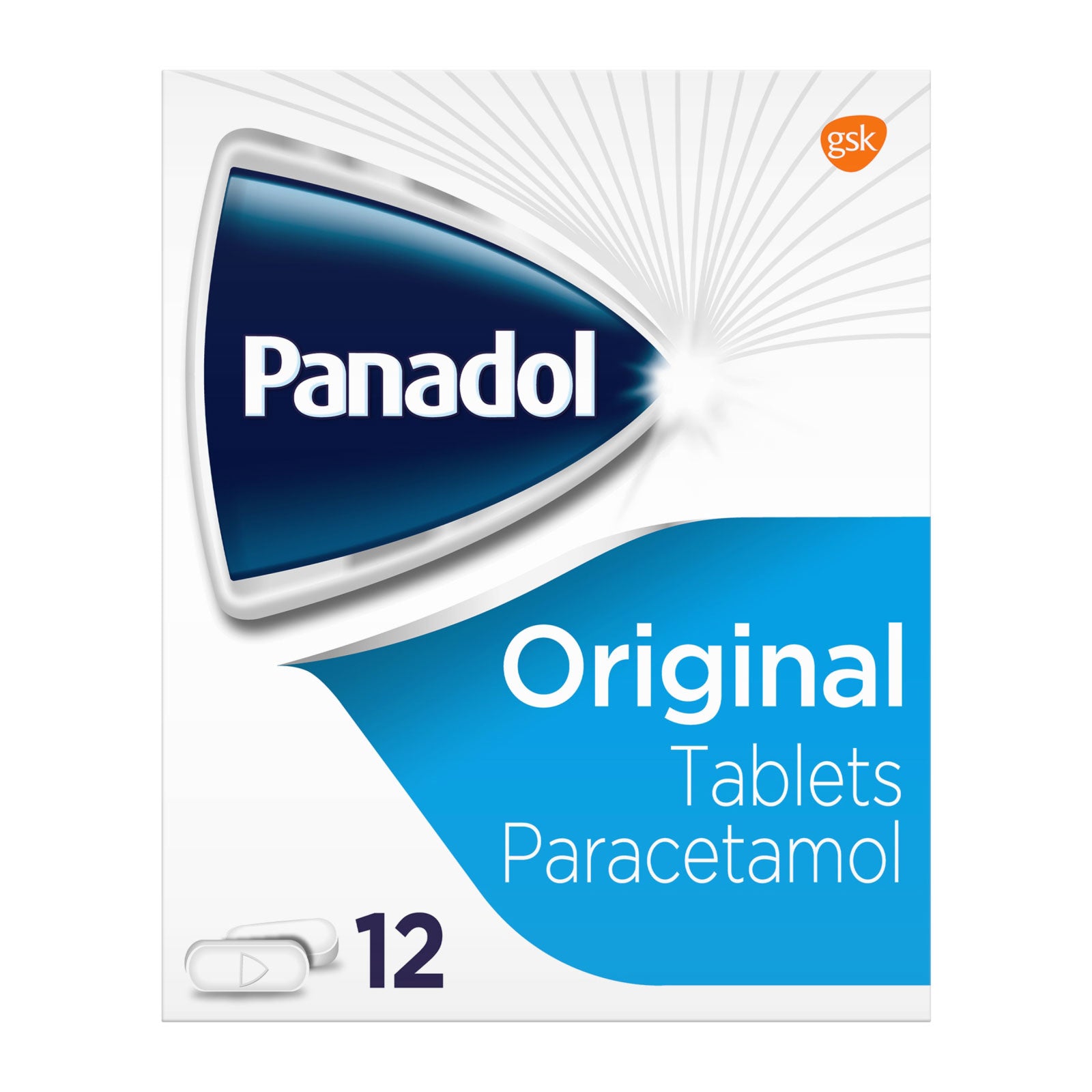 Panadol Original 12 Tablets Paracetamol