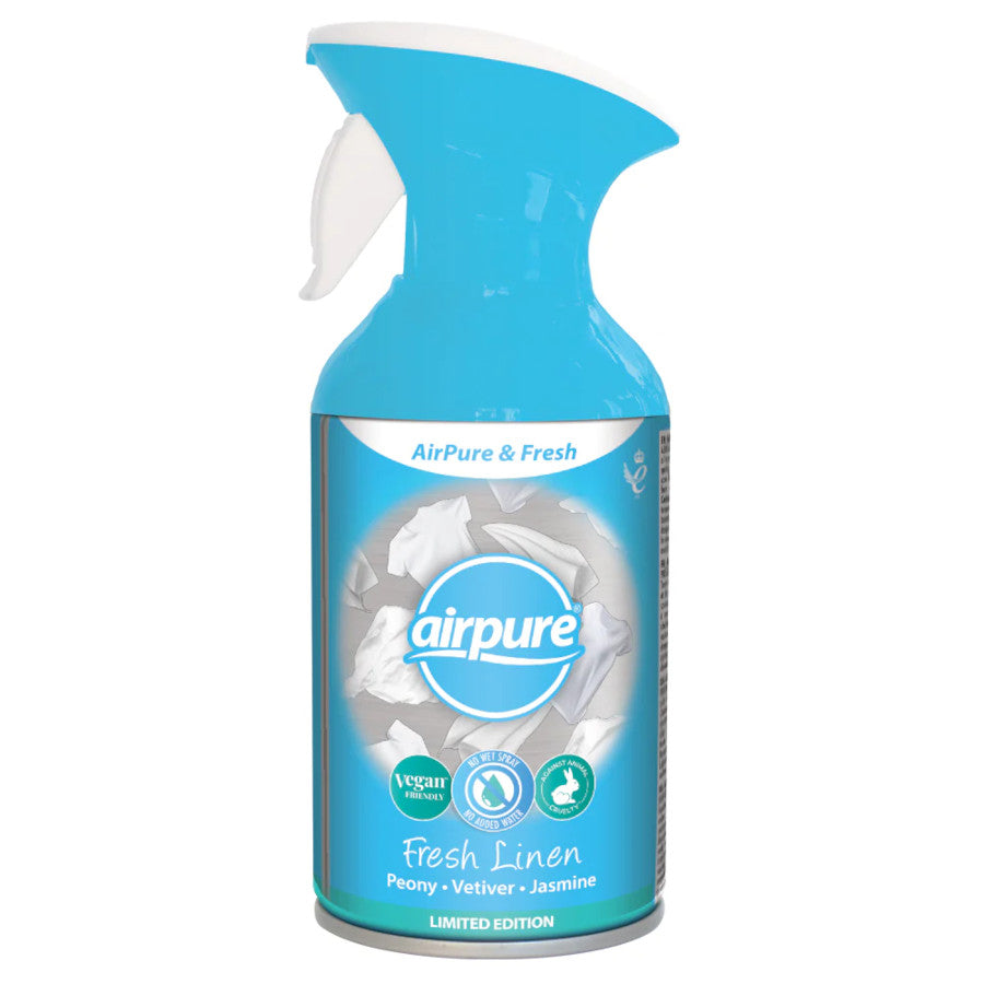 AirPure & Fresh Air Freshener Spray Fresh Linen, 250ml