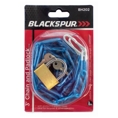 3`x3.6mm Chain & Padlock